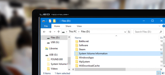 Co to jest folder informacji o woluminie systemowym?