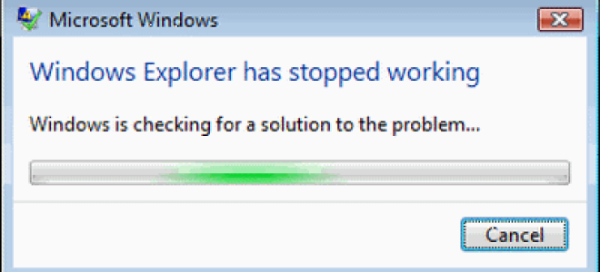 Naprawianie awarii lub zawieszania się Eksploratora Windows w systemie Windows 7!