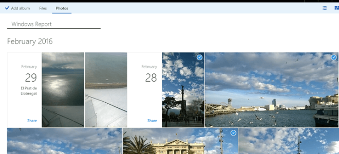 Jak tworzyć albumy OneDrive