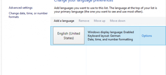 Jak dodać inny język do Windows 8
