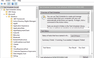 Pełna poprawka: Zaplanowane zadania systemu Windows nie działają w systemie Windows 10, 8.1, 7