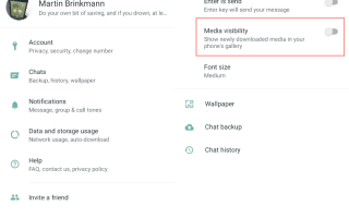 Jak zablokować wyświetlanie multimediów WhatsApp w galerii Androidów