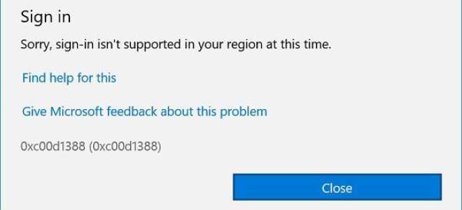 Błąd aplikacji Groove Music 0xc00d1388 w systemie Windows 10