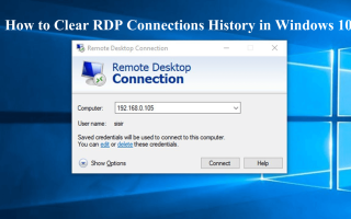 Jak wyczyścić historię połączeń pulpitu zdalnego lub historię połączeń RDP?