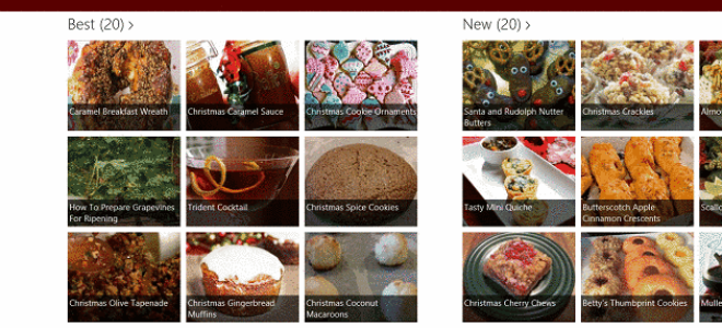 Aplikacja Christmas Food sprawia, że ​​przygotowywanie ciasteczek jest przyjemnością w Windows 8, Windows 10