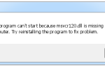 [Rozwiązany] Jak naprawić błąd MSVCR120.dll w systemach Windows 7, 8, 8.1 i Windows 10?