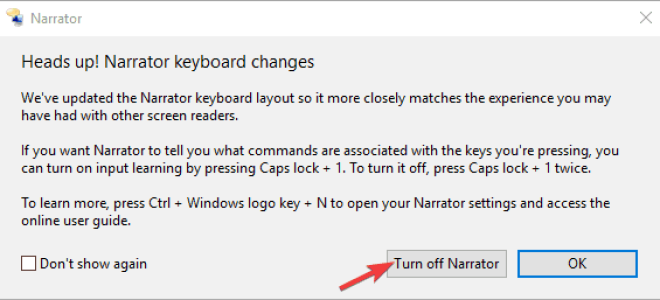 Dlaczego mój komputer mówi wszystko, co robię? Oto poprawka
