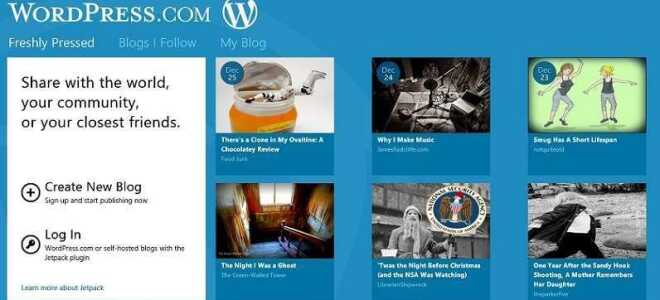 Sprawdzanie aplikacji w systemie Windows 8, 10: WordPress, darmowa hostowana platforma blogowa