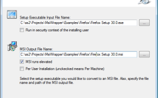 Konwertuj instalatory EXE do formatu MSI za pomocą tych konwerterów EXE na MSI na PC