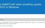 Co to jest błąd aktualizacji systemu Windows 0x80071a91? Jak to naprawić?