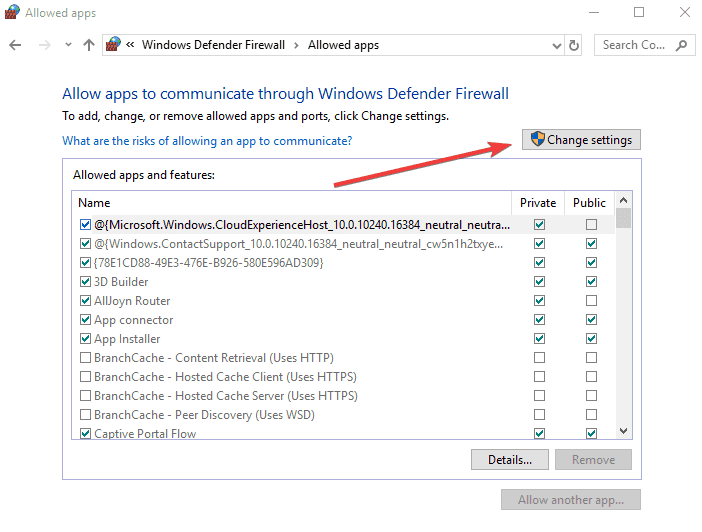 VPN zablokowany przez zaporę systemu Windows