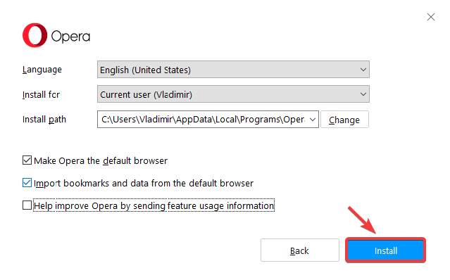 install opera nie można zainstalować przeglądarki opera