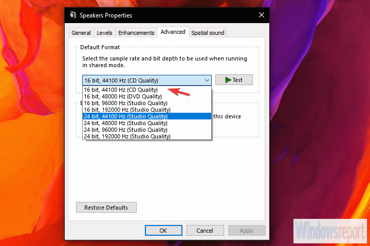 format bitrate audio