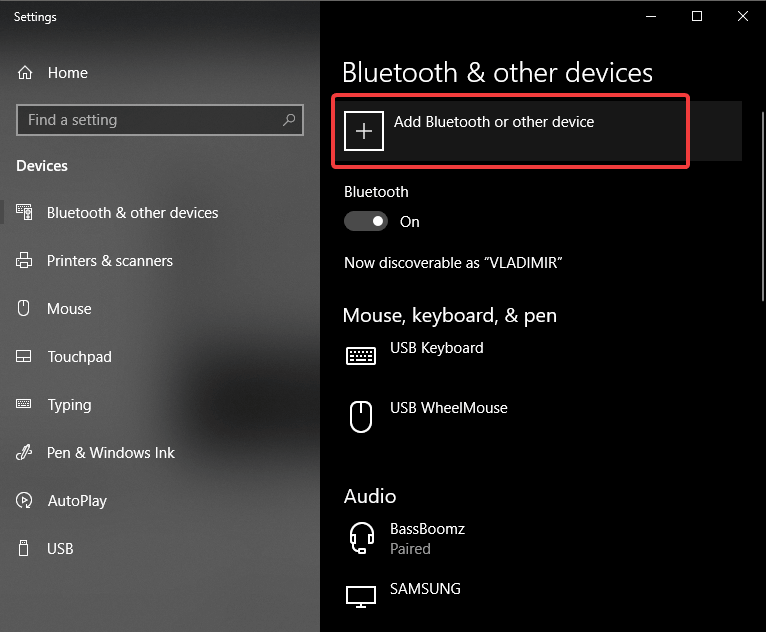 dodaj wygraną magiczną mysz urządzenia Bluetooth't connect to windows 10