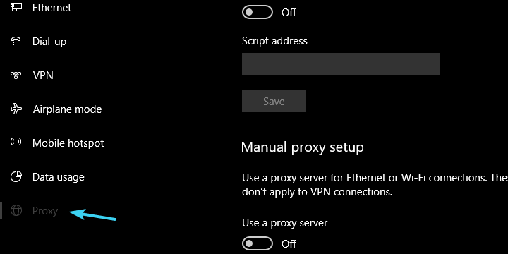 problemy Chrome VPN wyłącza proxy