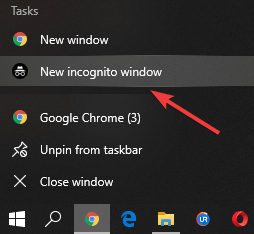 Okno incognito Chrome - wygrał kalendarz Google't delete recurring events