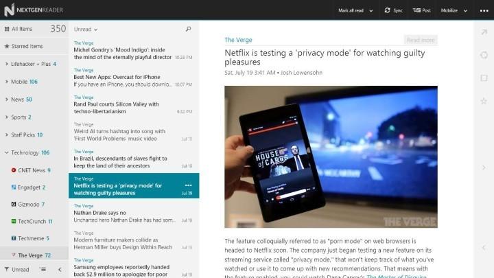 windows rss readers-nextgen