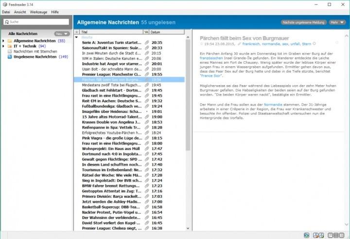 czytniki RSS rss dla systemu Windows