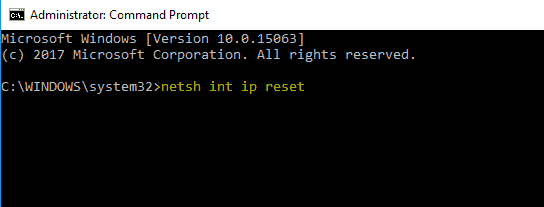 netsh int ip reset cmd