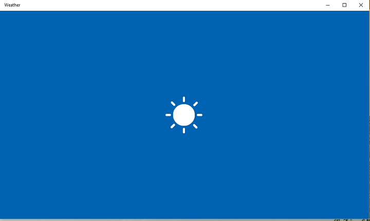 pogoda Microsoft