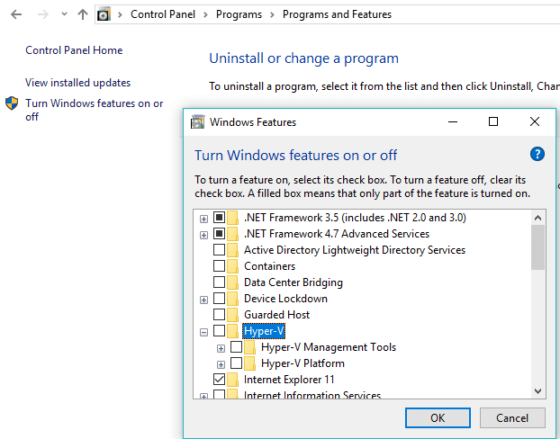 włączanie lub wyłączanie funkcji systemu Windows w zaufanym module platformy