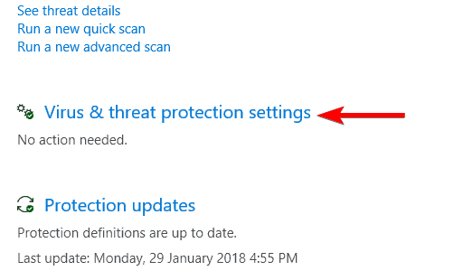 Szybkie skanowanie Windows Defender utknęło