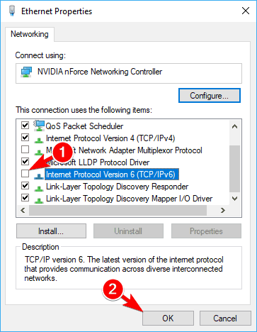 Ethernet nie't have a valid IP configuration Powerline