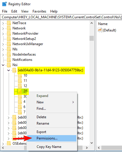 Ethernet nie't have a valid IP query