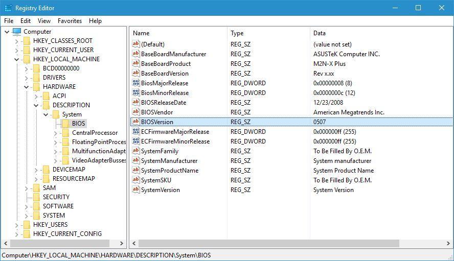check-bios-version-regedit-2