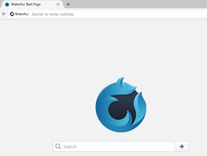 komputer przeglądarka waterfox