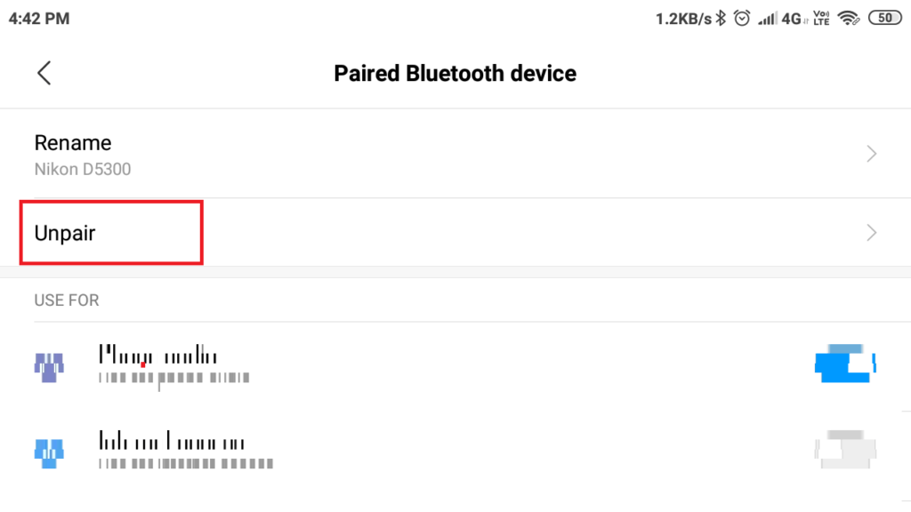 Aparat Nikon nie łączy się z Bluetooth