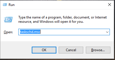 Windows Taskschd.msc 10