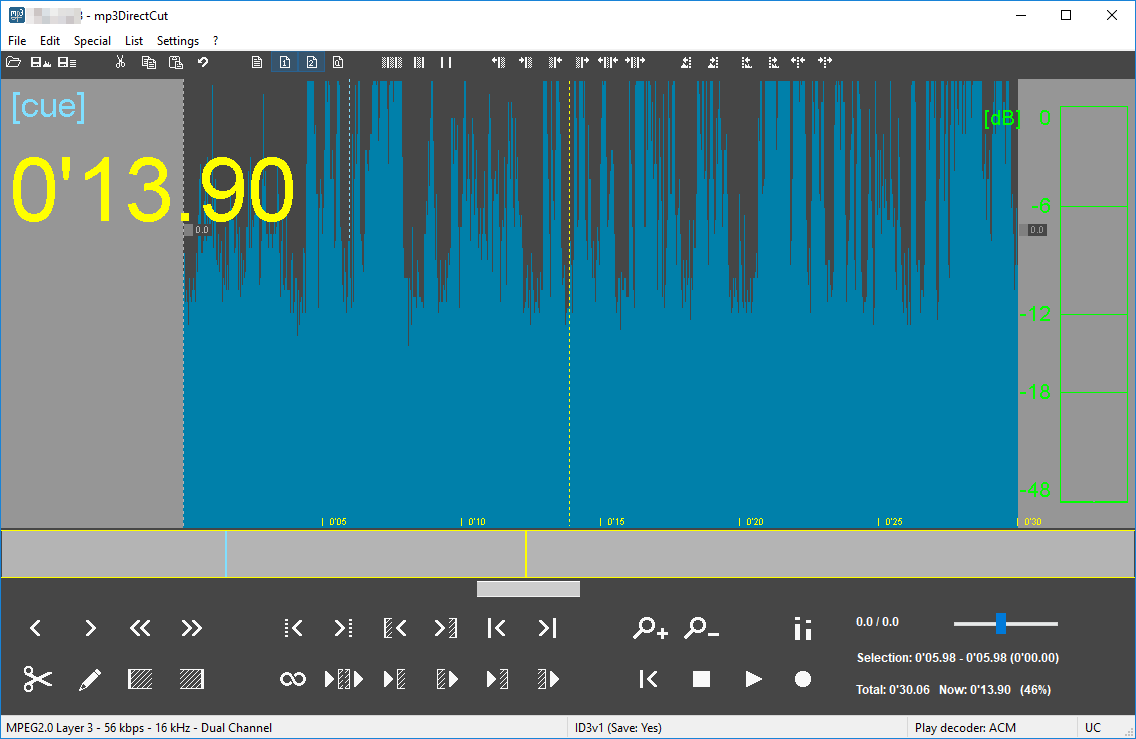 Oprogramowanie mp3directcut do dzielenia utworów