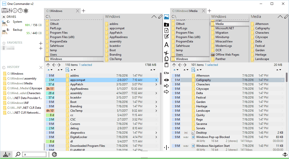 Windows commander для windows 10. Лучший файловый менеджер для Windows 10. One Commander. Двухпанельный файловый менеджер Windows 10. Файловый менеджер для вин 10.