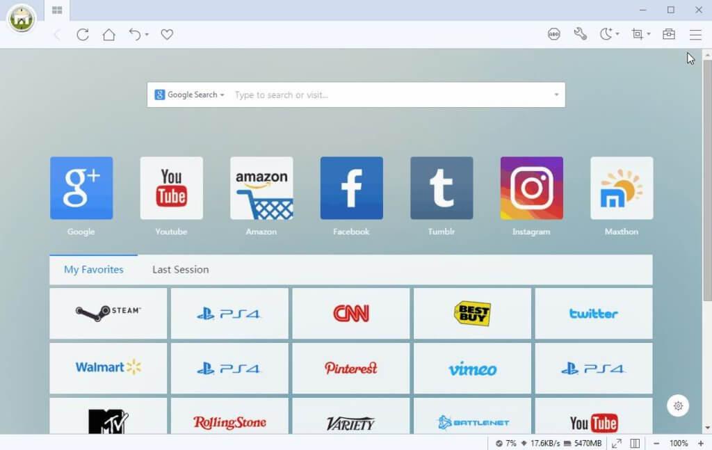 przeglądarka maxthon stary komputer