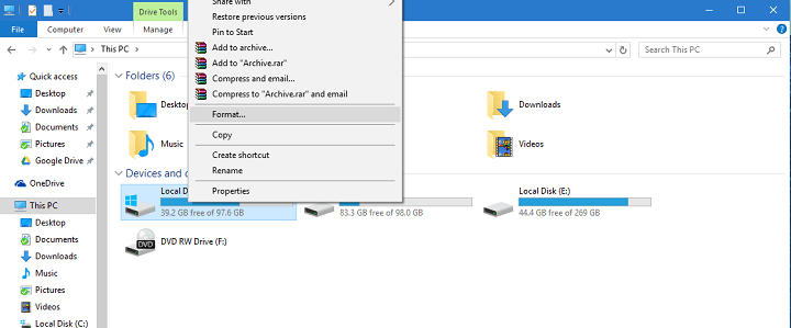 przenieś Windows 10 do SSD 3