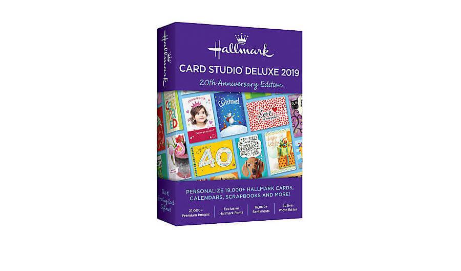 hallmark Card Studio 2019 Deluxe oprogramowanie do kart okolicznościowych