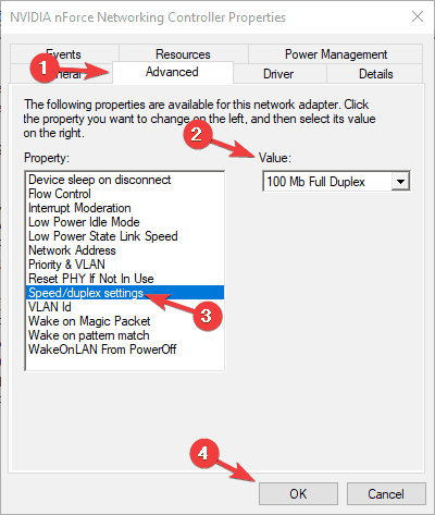 Kabel sieciowy nie jest prawidłowo podłączony lub może być uszkodzony Windows 7