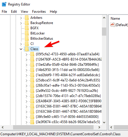 Edytor klasy klucza ponownego uruchomienia Media Transfer Protocol nie działa