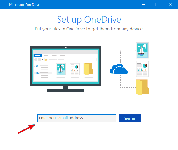 onedrive jest pełen błąd