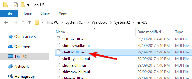 shell32 dll mui Usuń znak wodny Tryb testowy Windows 10