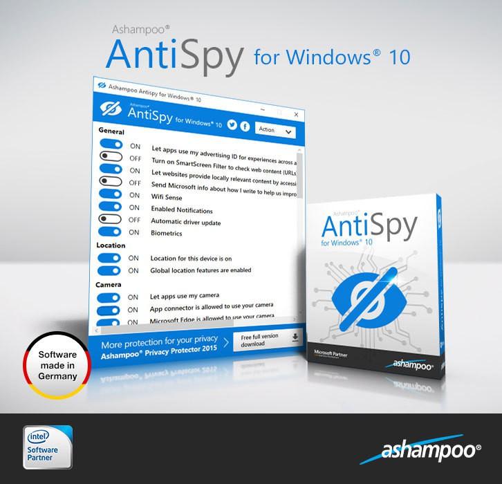 Ashampoo Antispy dla Windows 10