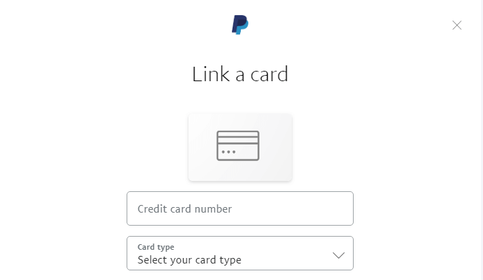 PayPal nie akceptuje kart