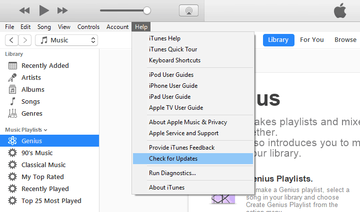 ituneshelper nie działa w systemie Windows 10