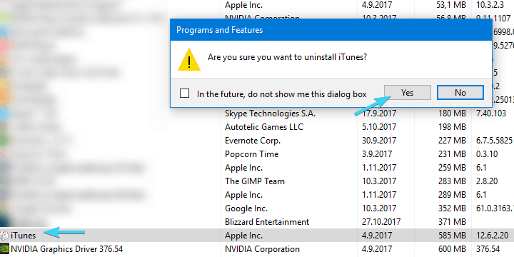 ituneshelper nie działa w systemie Windows 10