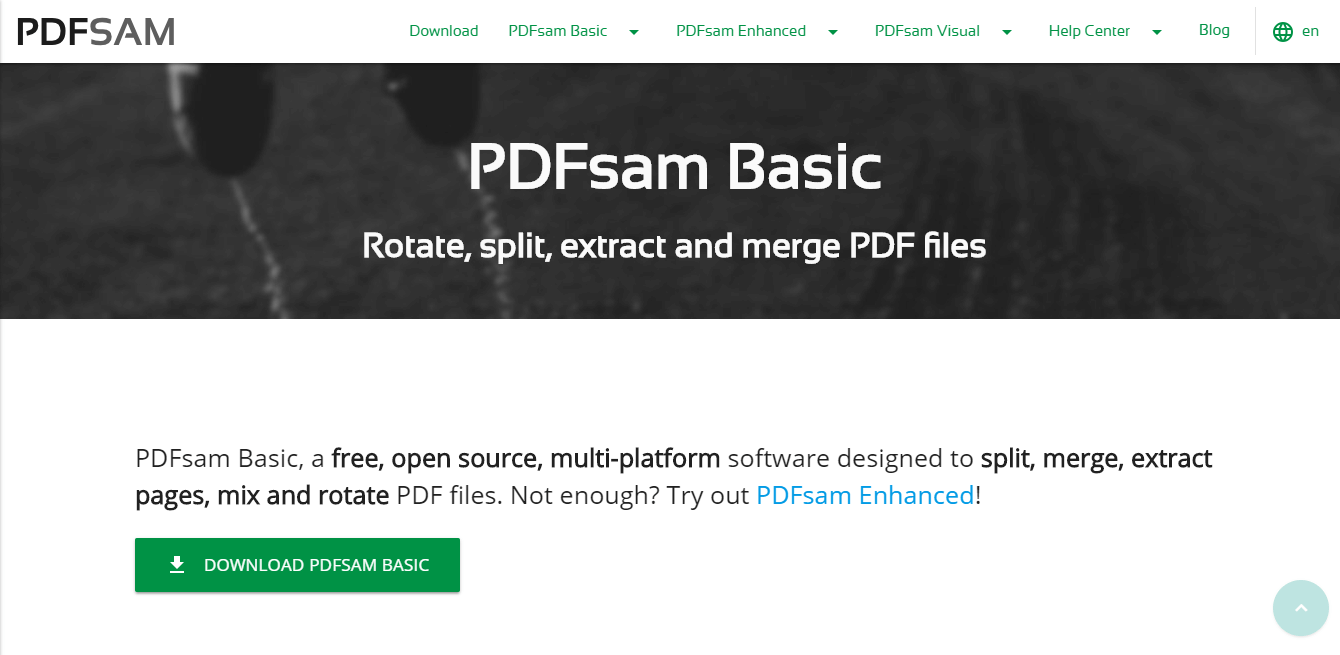 PDFsam - bezpłatne połączenie pdf