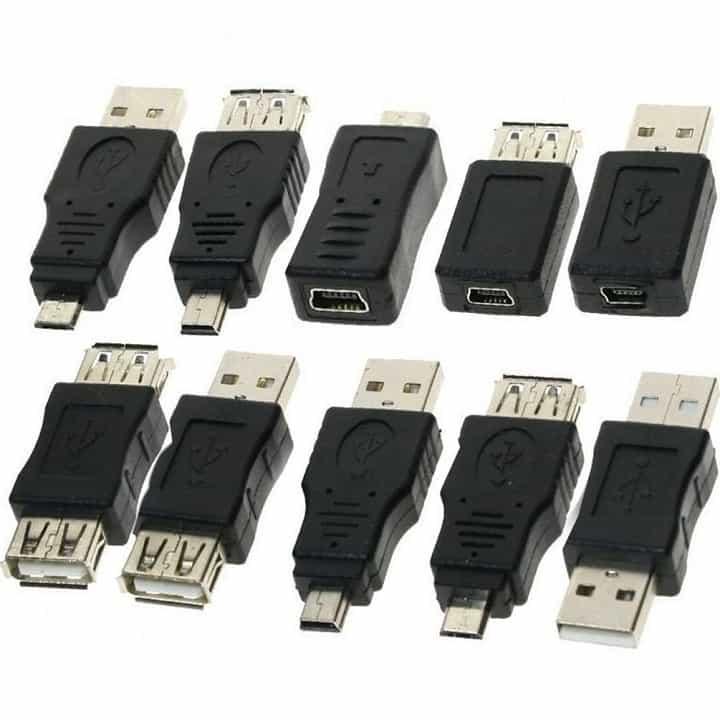 uniwersalne zestawy kabli USB