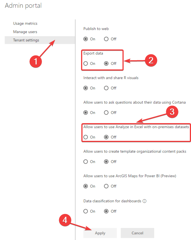 Power Bi Disable Analiza w programie Excel