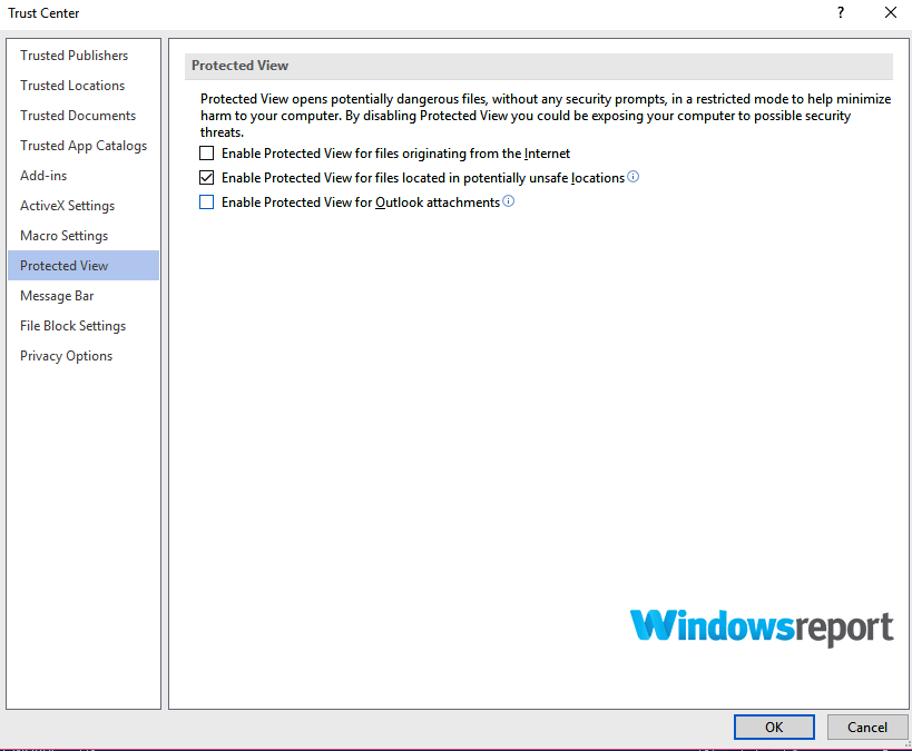 Załącznik spotkania programu Outlook nie otworzy się