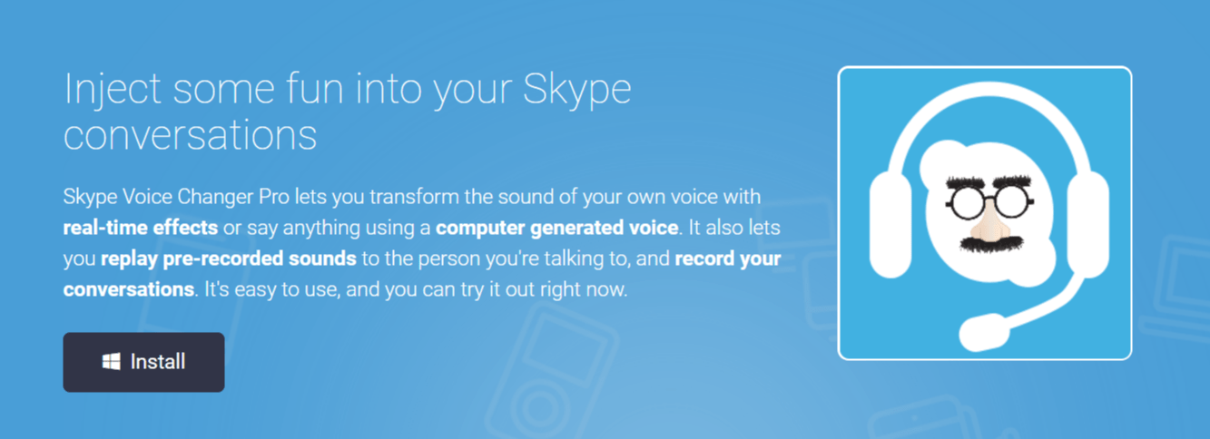 skype voice changer pro oprogramowanie do zmiany głosu